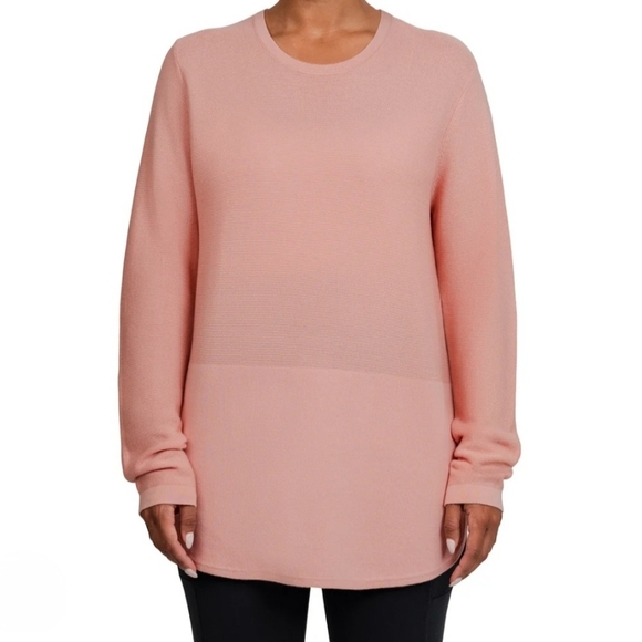 ❤️NWT Kersh Peach Long Sleeve Sweater Women's Small Knit Tunic Length Pink - Picture 12 of 15